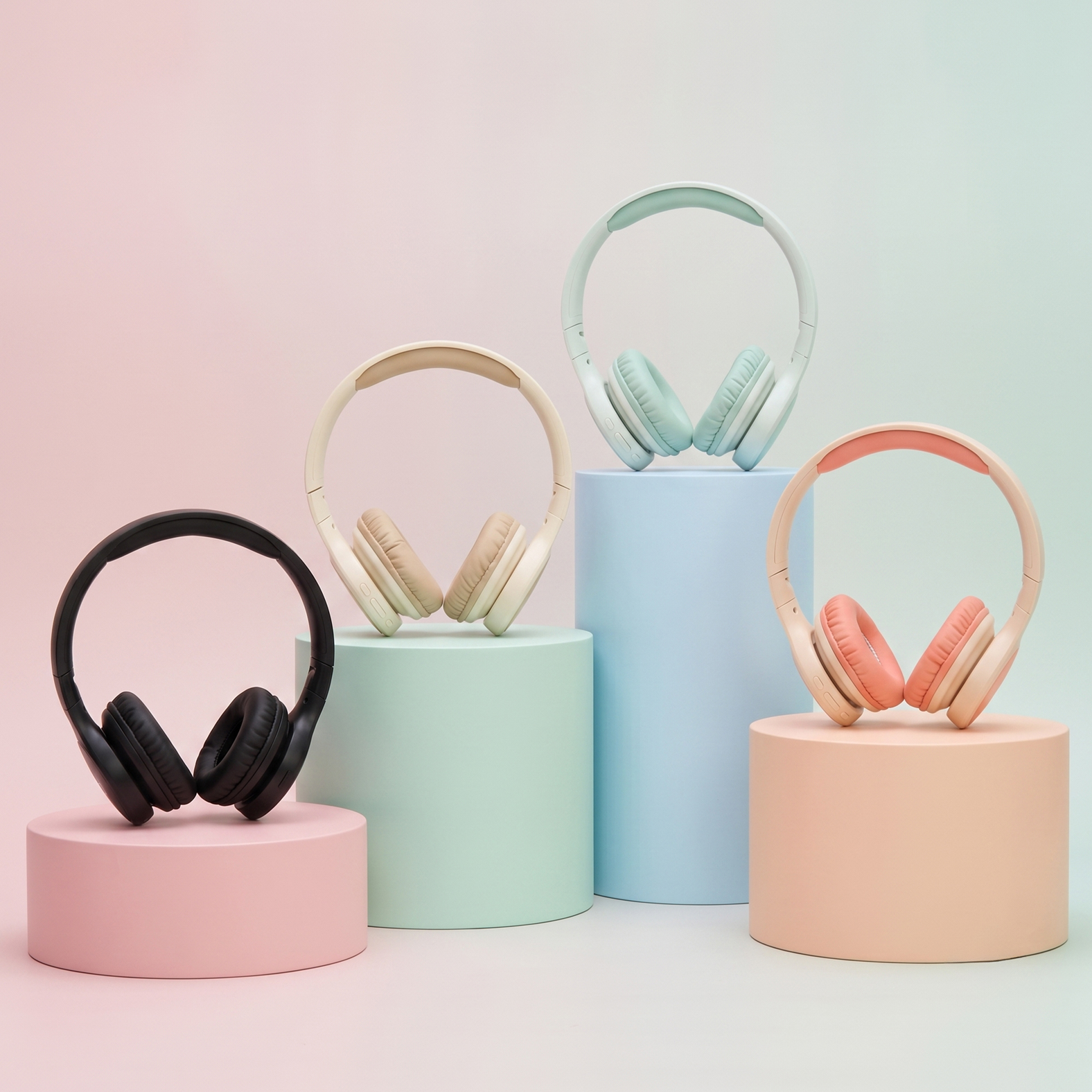 Wireless Foldable Headset with RGB Lighting
