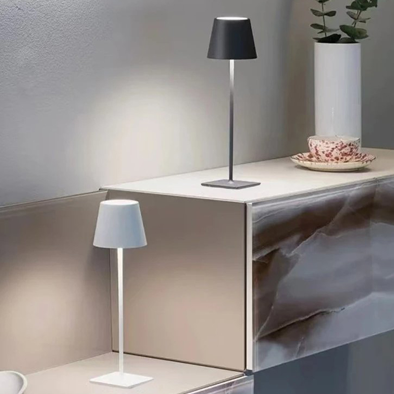 Rechargeable 3-Colour Stepless Dimming Cordless Table Touch Lamp