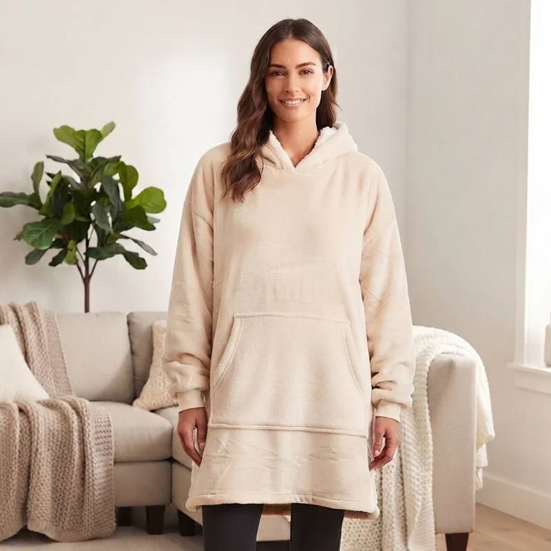 Unisex Snuggle Hoodie Blanket