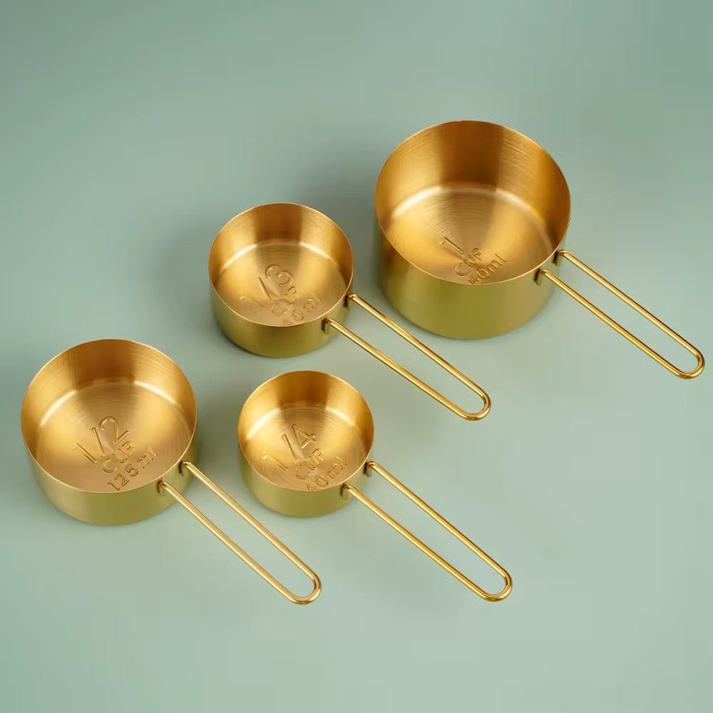 4-Piece Stainless Steel Measuring Cup Set