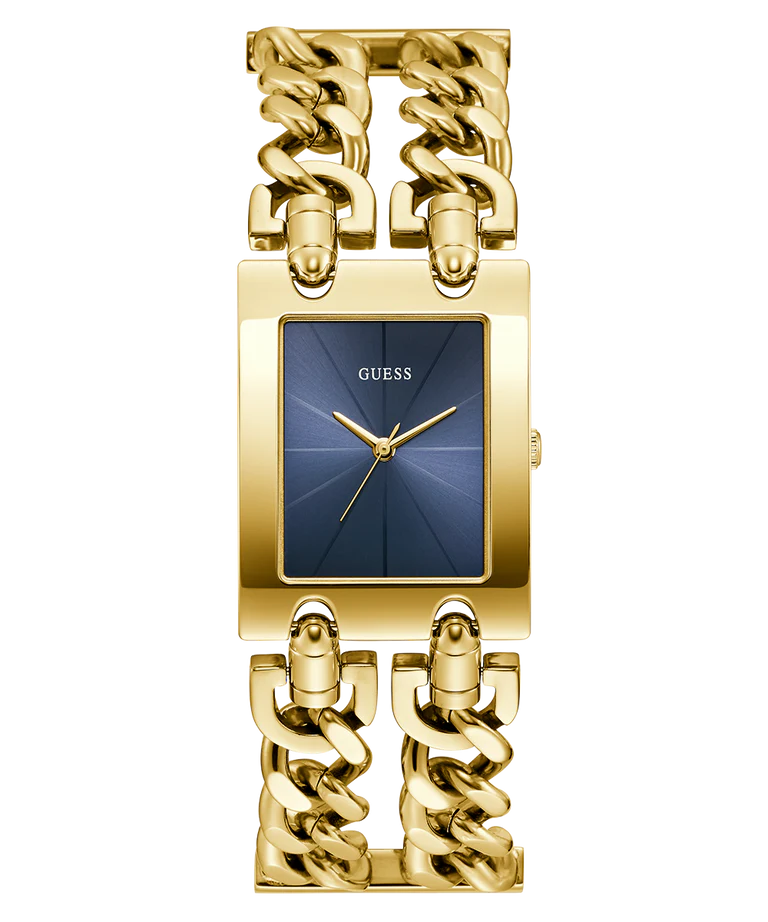 Ladies Mod Heavy Metal Gold-Tone Analog Watch