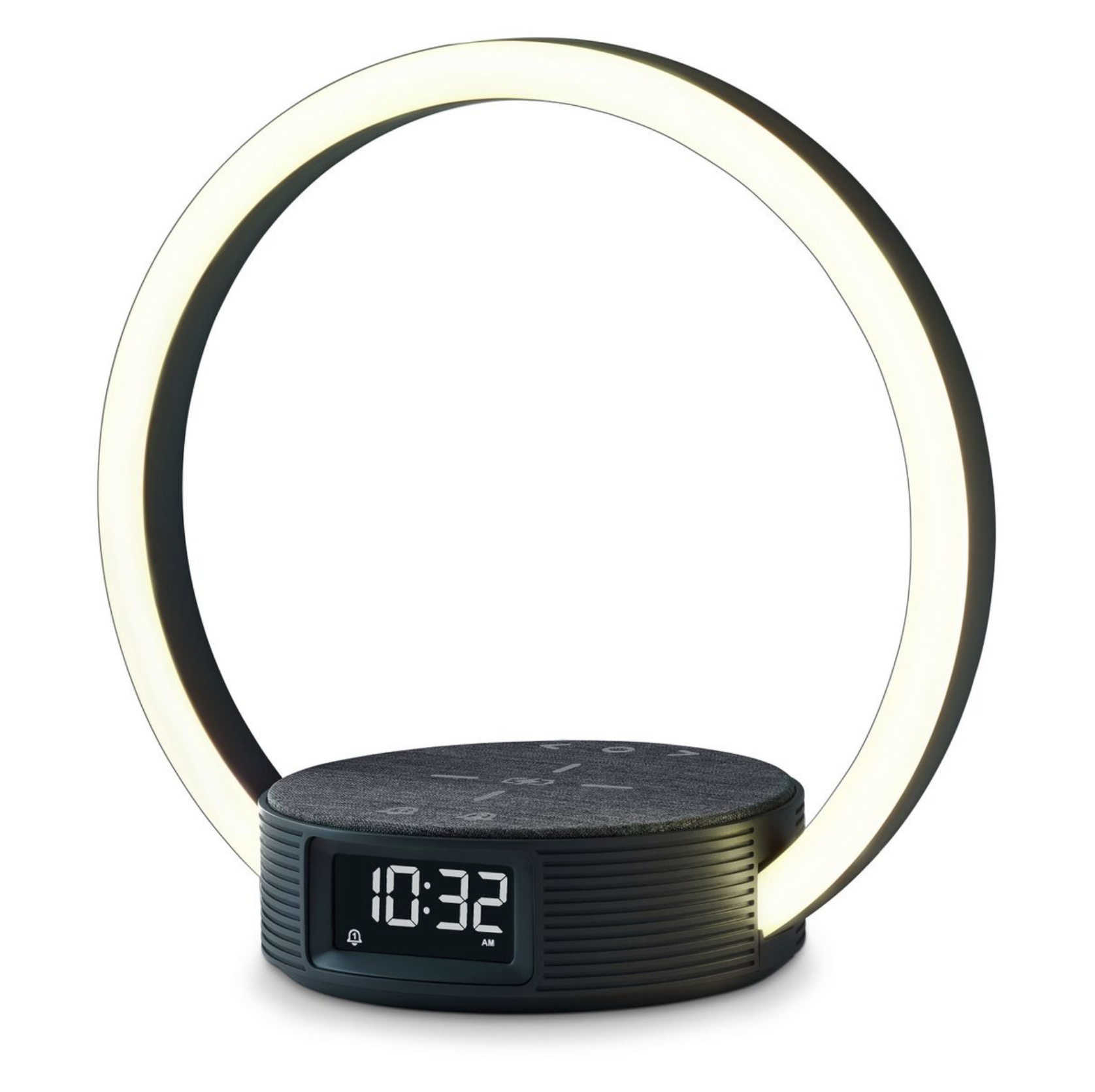 3-in-1 Smart Alarm Clock with Wireless Charging Station & LED Light