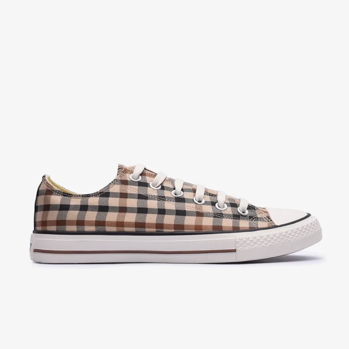 Men's Daks Low Cut Checkered Canvas Sneakers