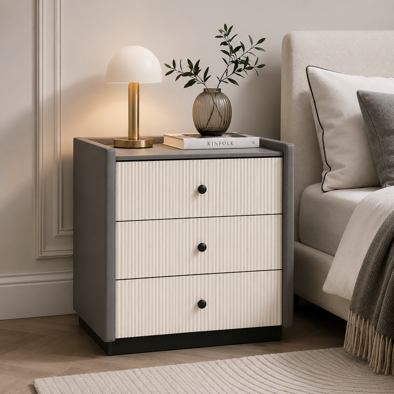 3-Drawer Nightstand