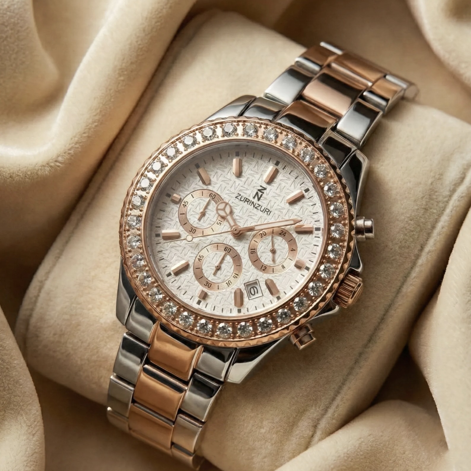 Unisex Stainless Steel Boyfriend Watch