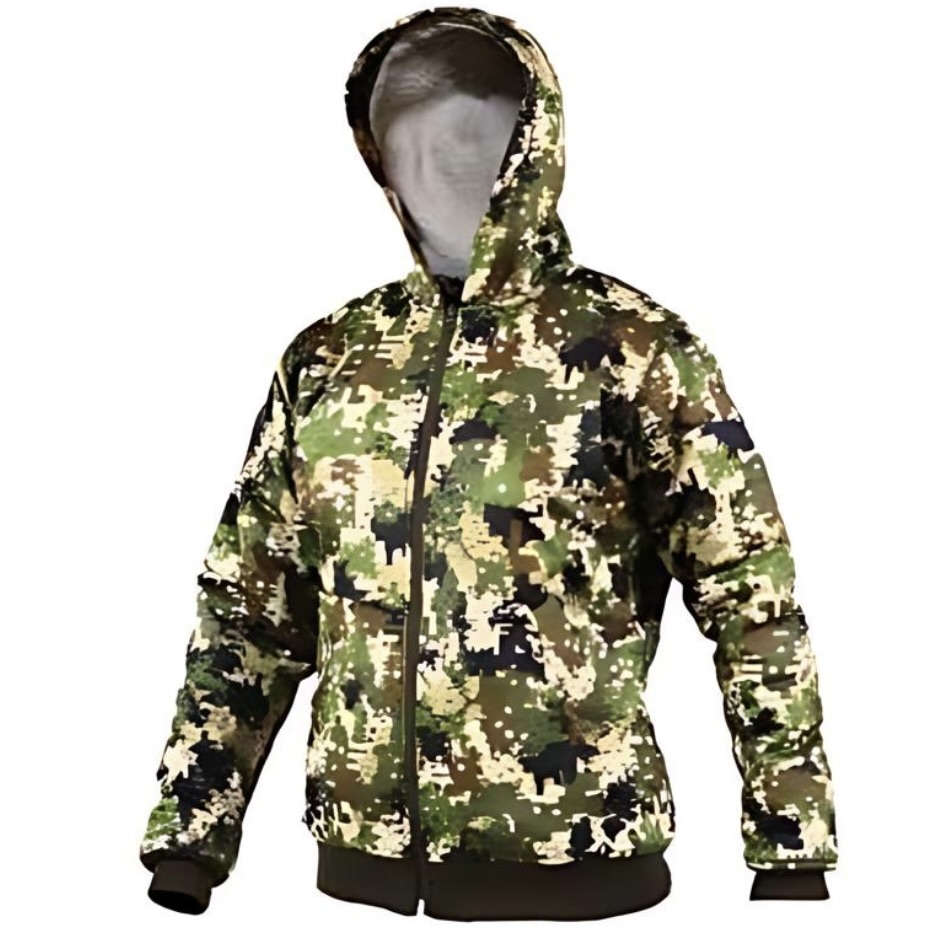 Ladies Pixelate Sherpa Fleece Hoody