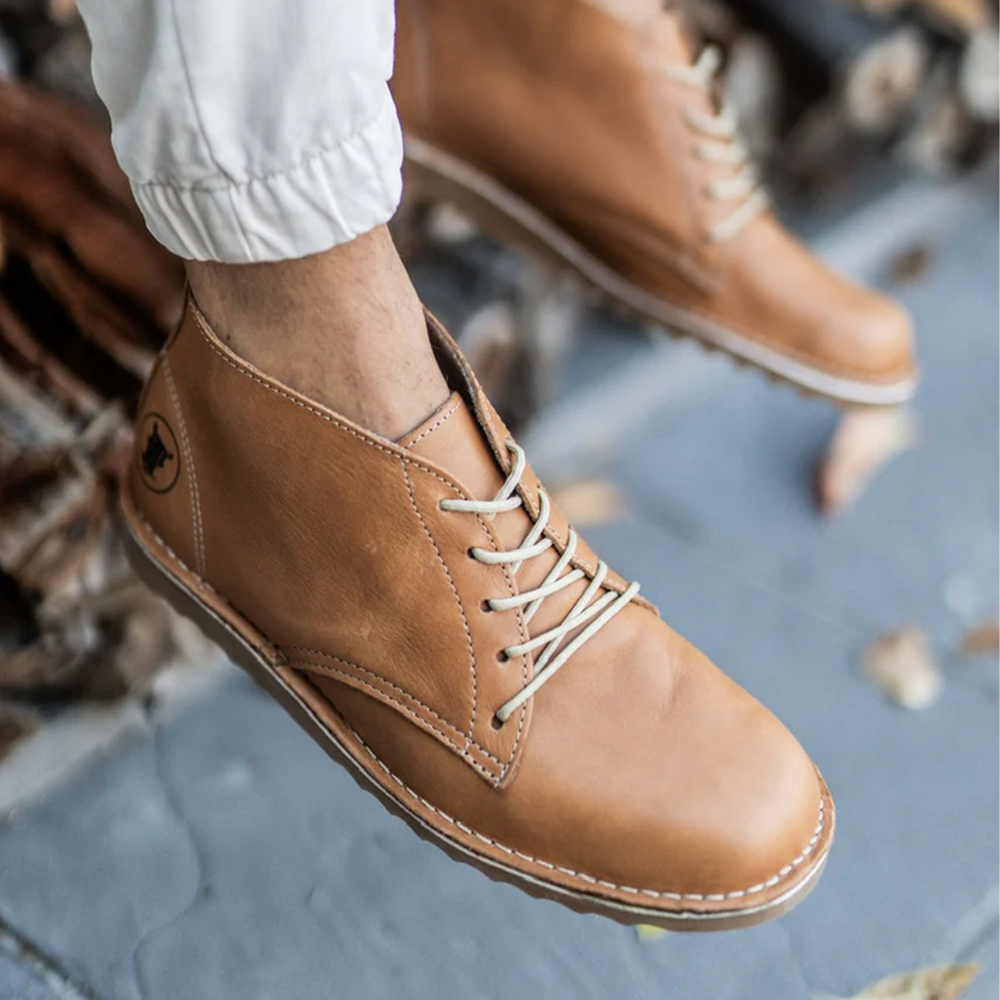 Men's Toffee Genuine Leather Boots