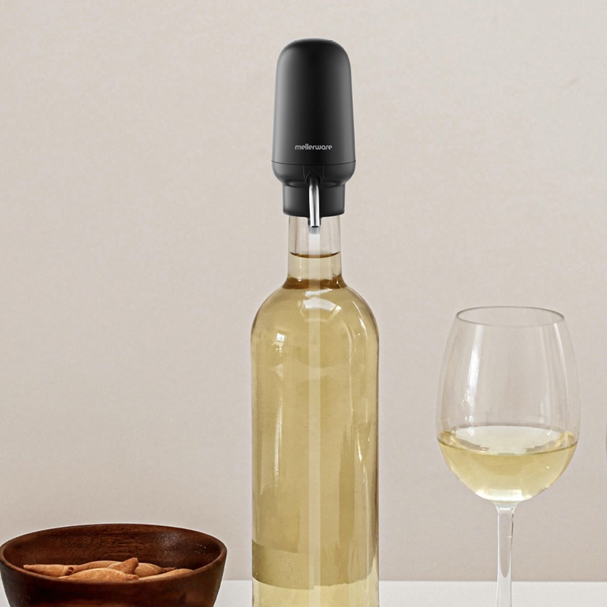 5W Black Rechargeable Wine Aerator