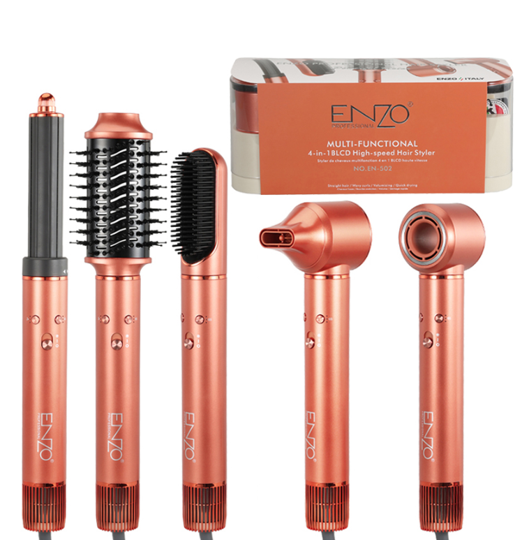 5-Piece Multifunctional Hot Air Styler Set with Case
