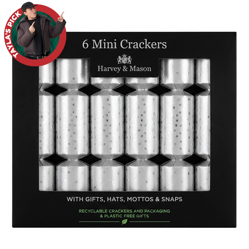 6x Christmas Deluxe Crackers