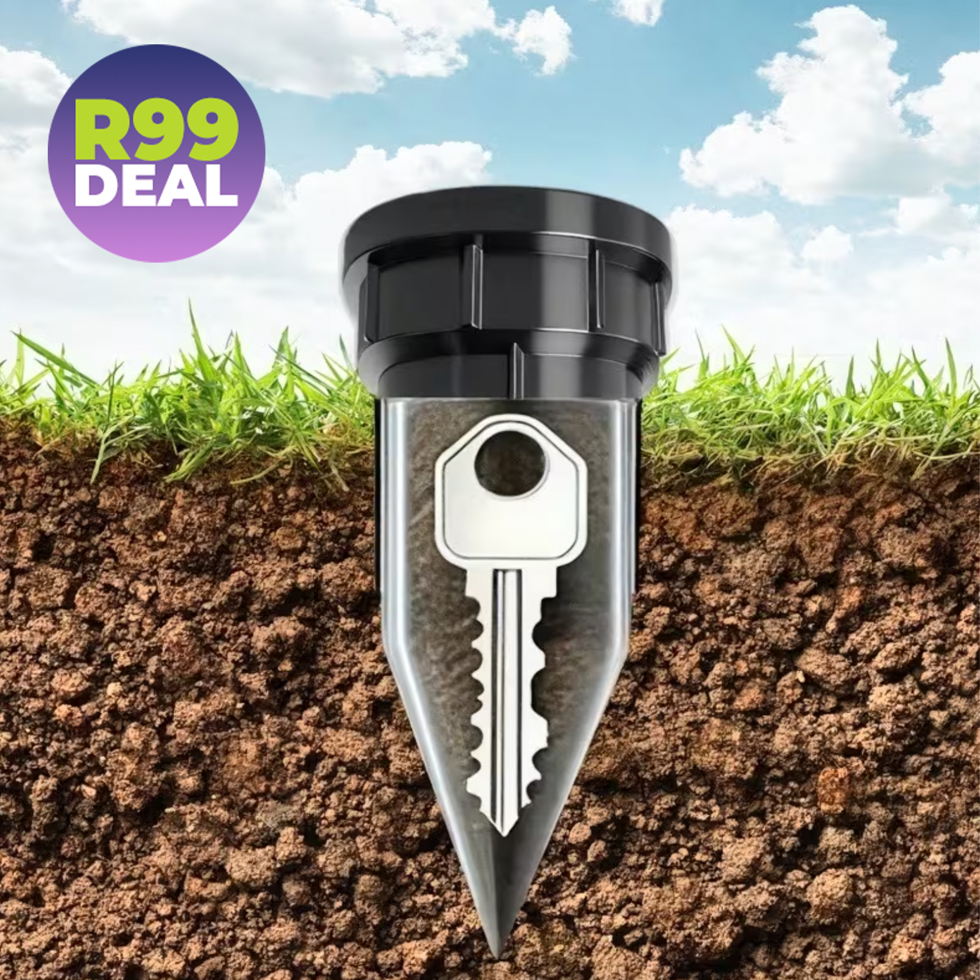 Outdoor Sprinkler Head Key Hider