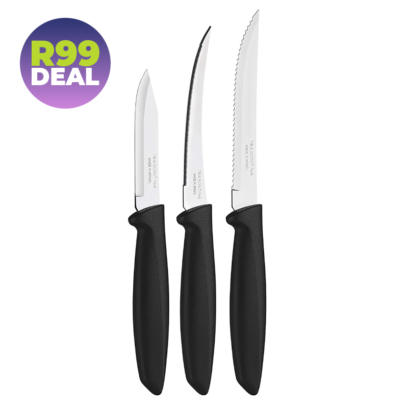3-Piece Stainless Steel Knives Set