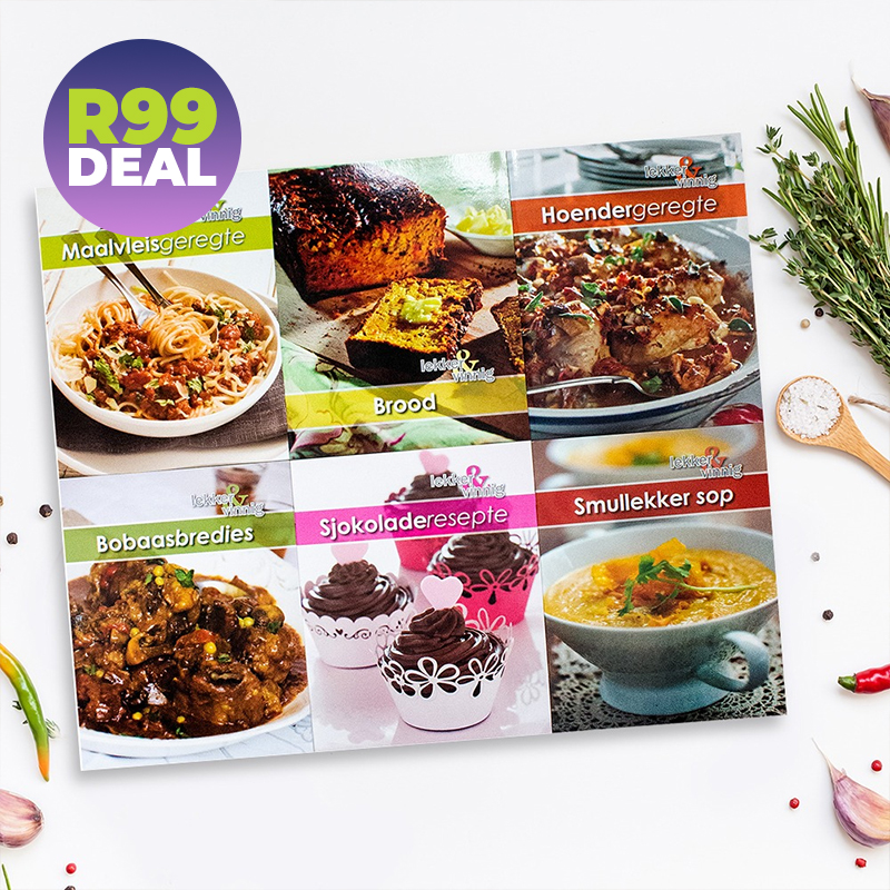 Afrikaans Recipe Book Bundle (6 Books)