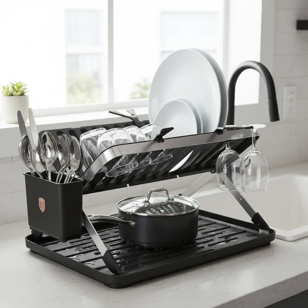 48cm Foldable Dish Rack