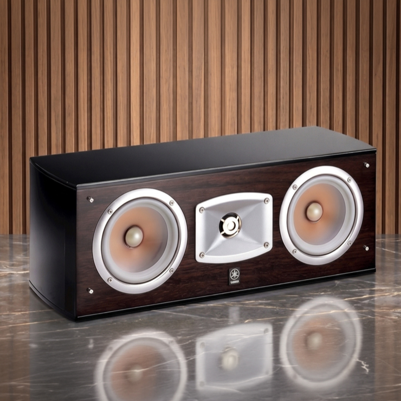 2-Way Dual-Woofer Acoustic Suspension Center Channel Speaker System (Model: NS-C444)