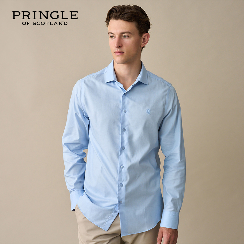 Men's Tim Long Sleeve Tailored Cotton Shirt