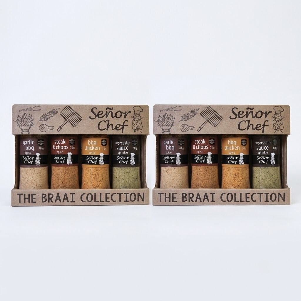 2x 4-Piece The Braai Collection Seasoning Kits