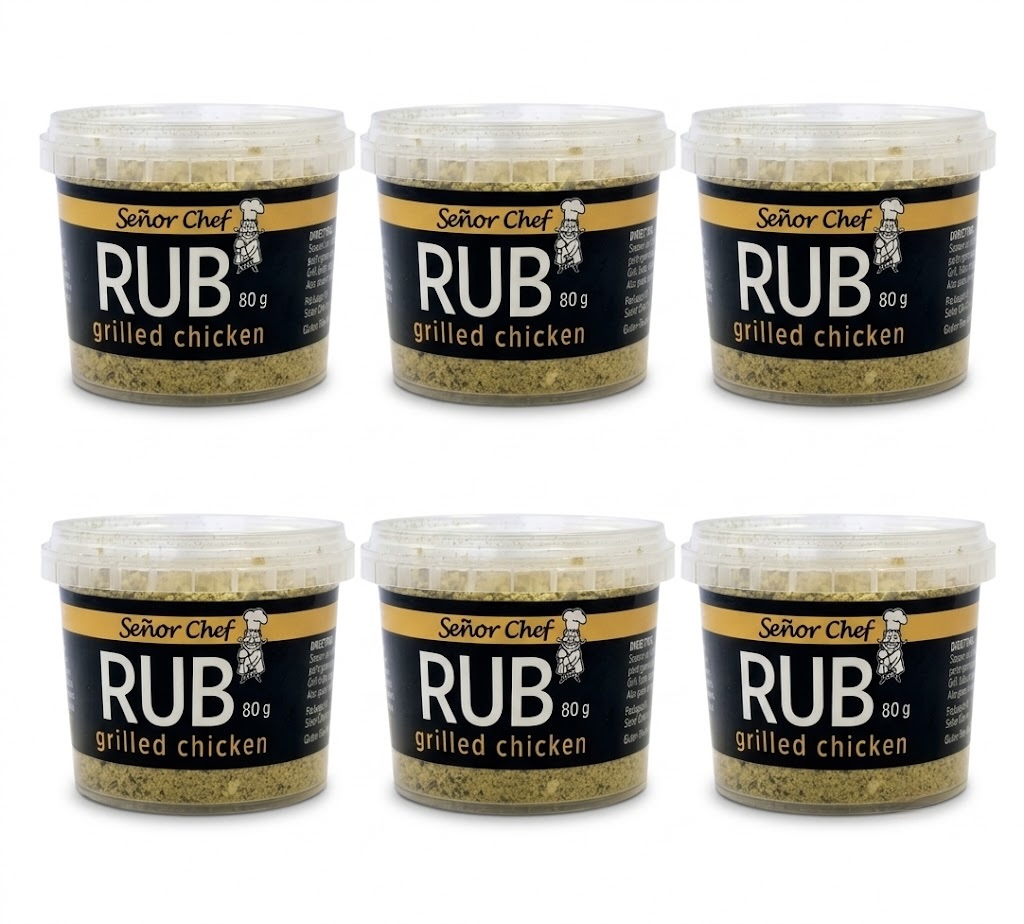 6x 60g or 80g Flavour Rubs