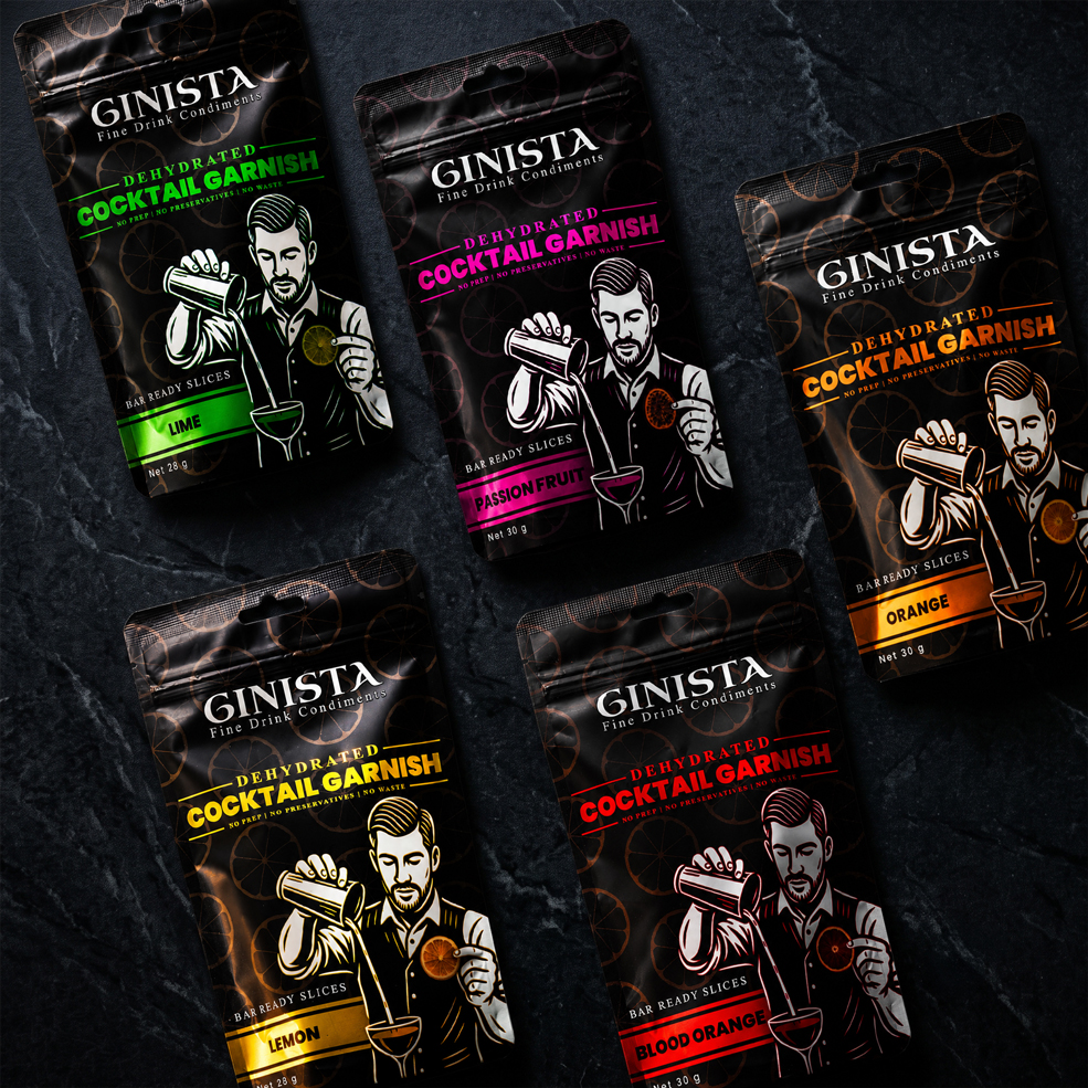 5-Piece Dehydrated Fruit Drink Condiments