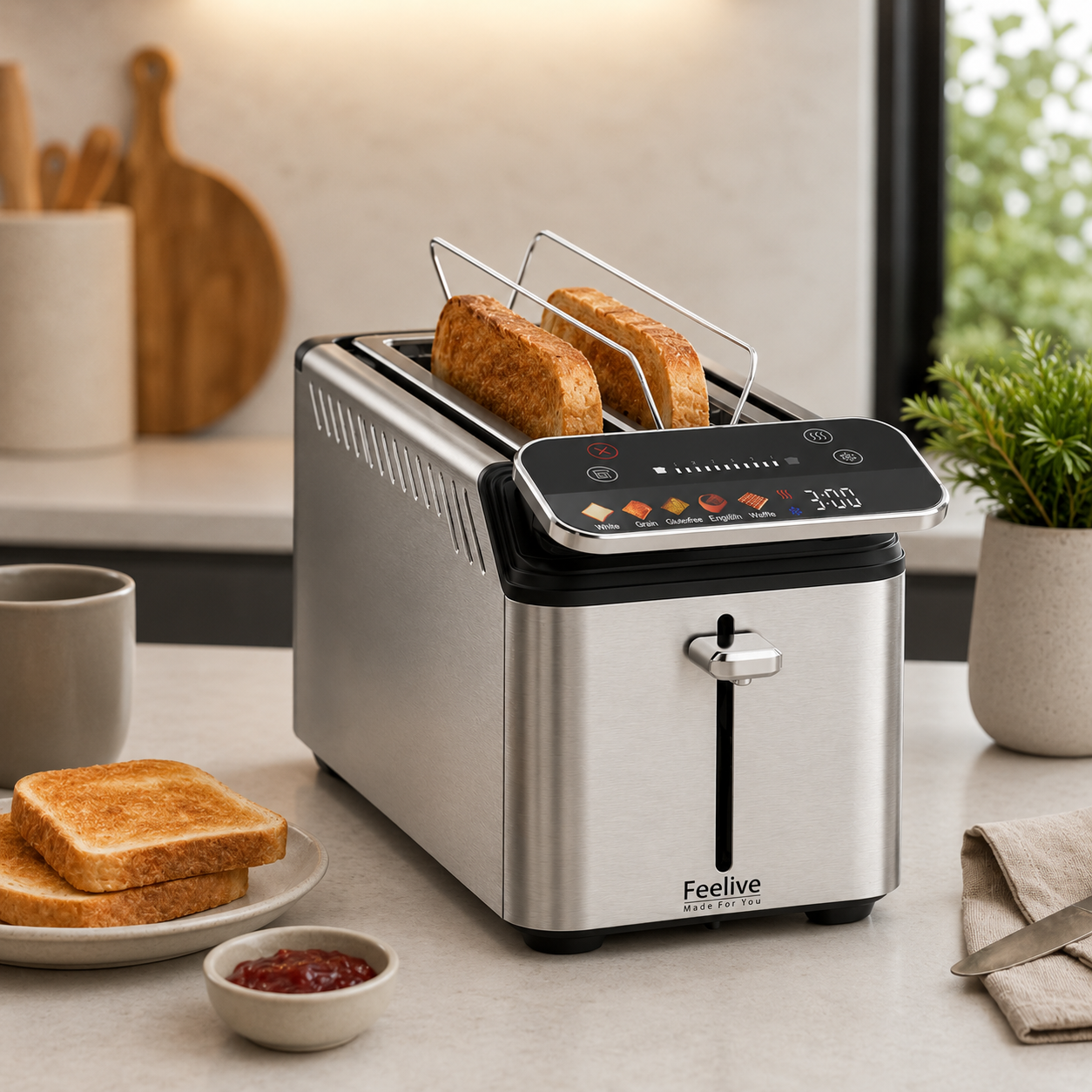 4-Slice Smart Digital Toaster (Model: KST088AE)