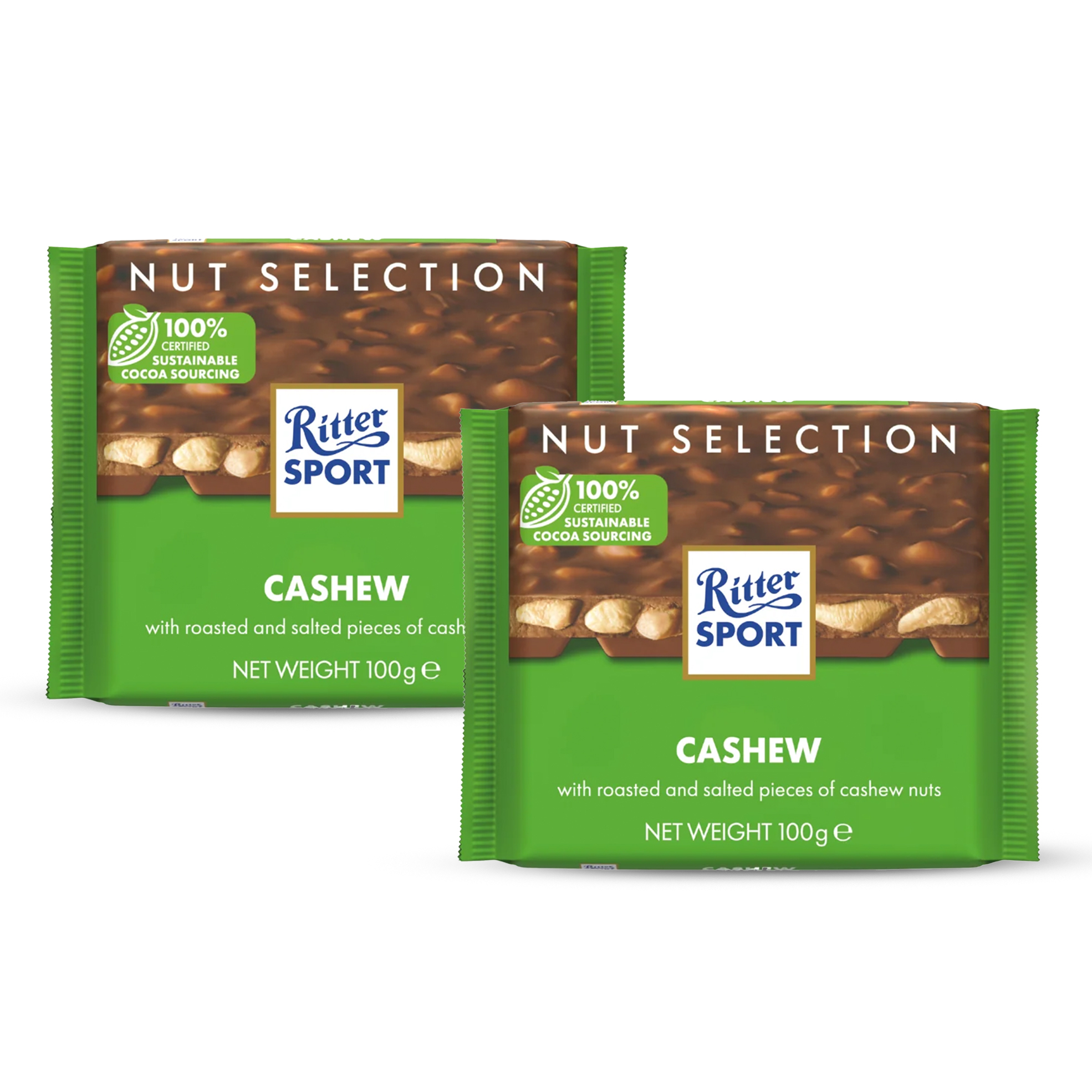 2x 100g Cashew Milk Chocolates
