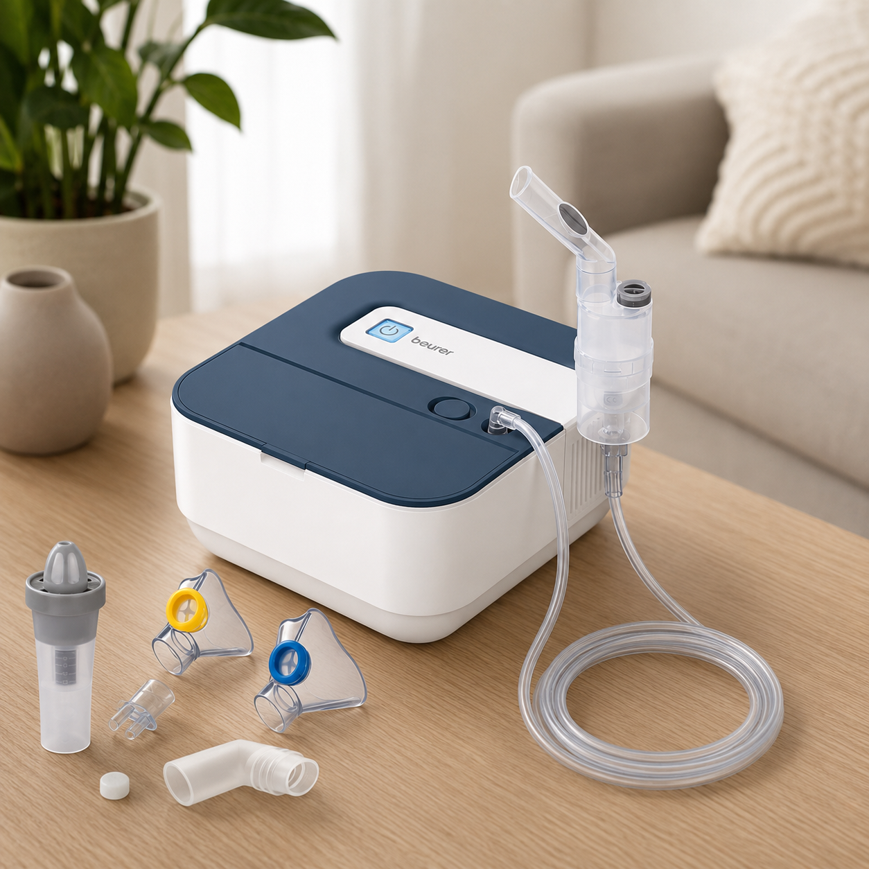 Pro Nebuliser with Adult & Child Accessories and Nasal Douche (Model: IH28 PRO)