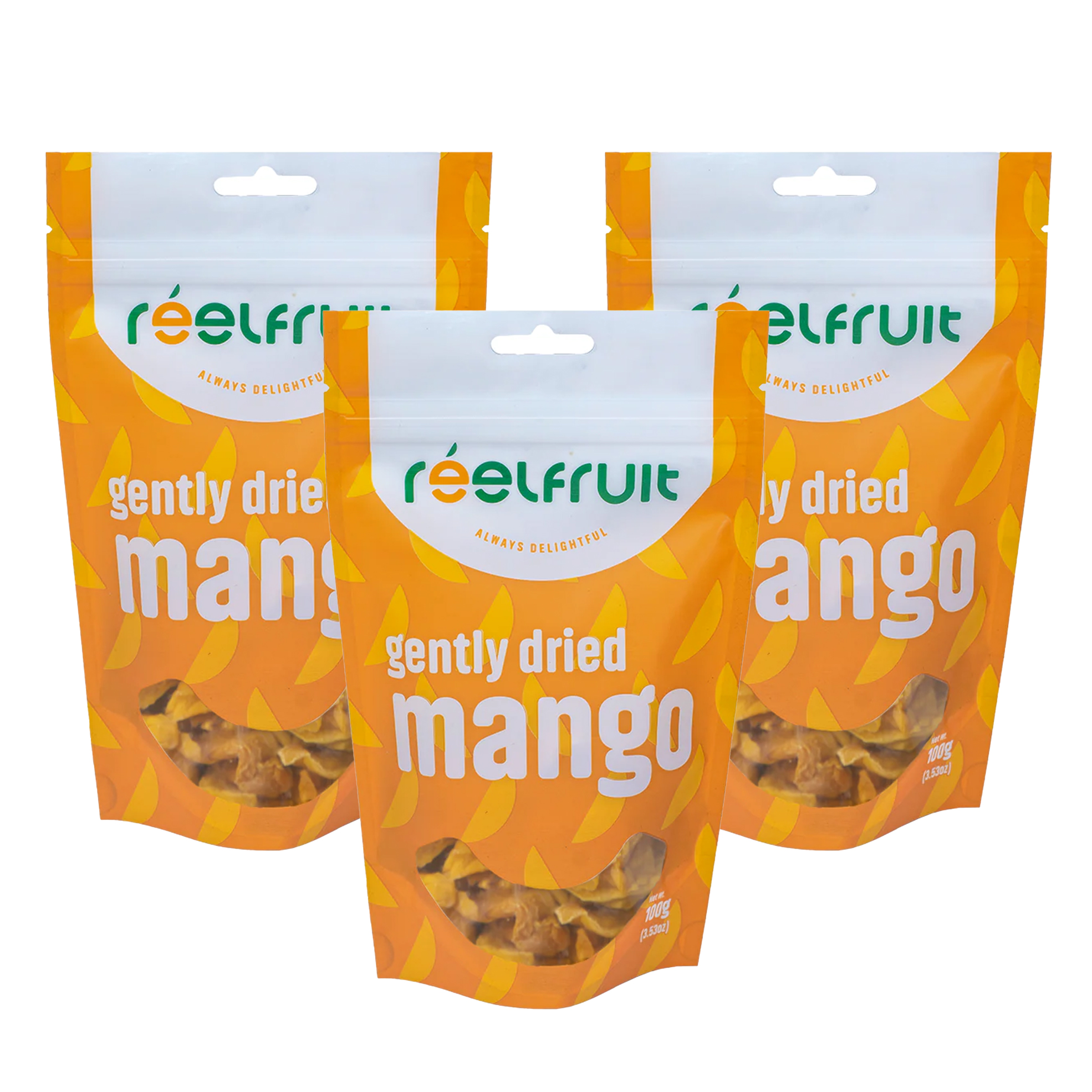 3x 100g Dried Fruit Snack Packs