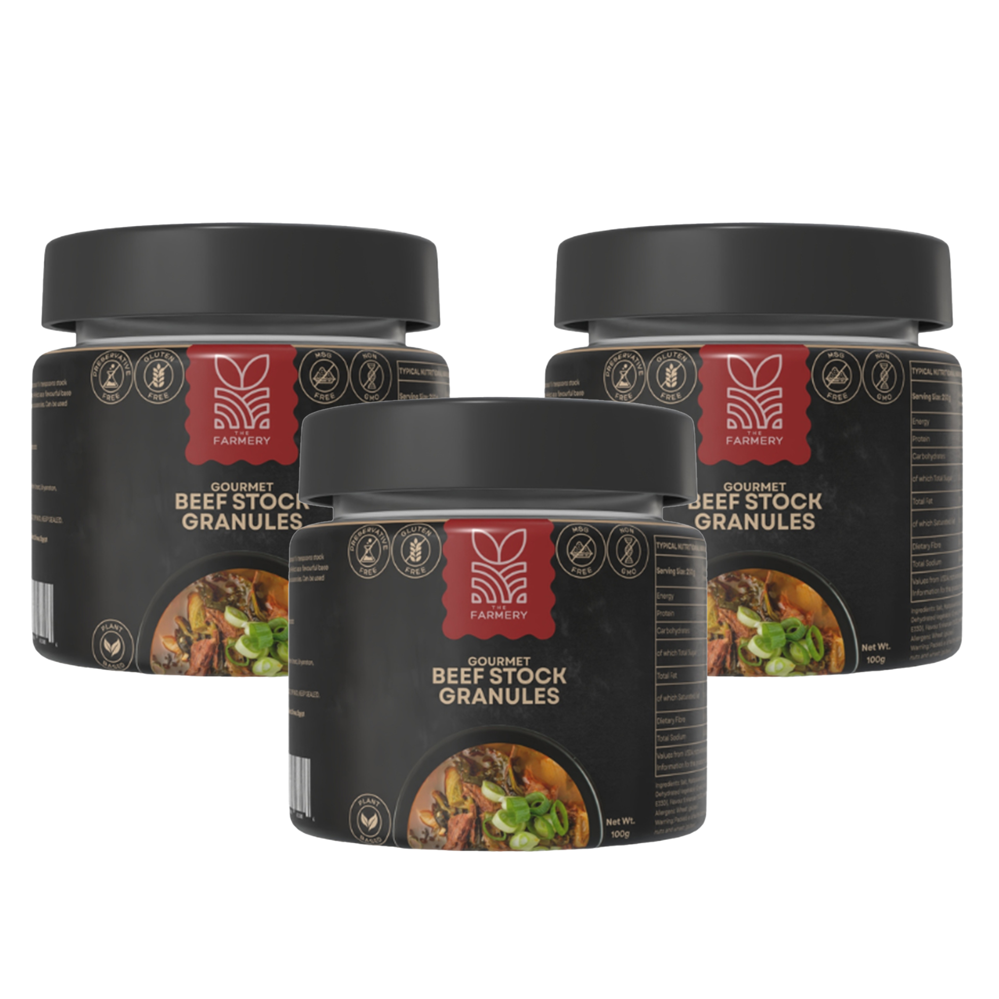 3x 155g Stock Granules
