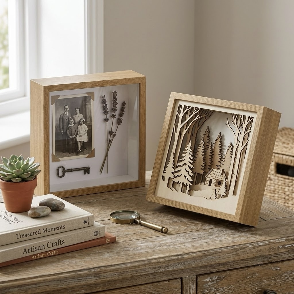 3D Wood box - Wood