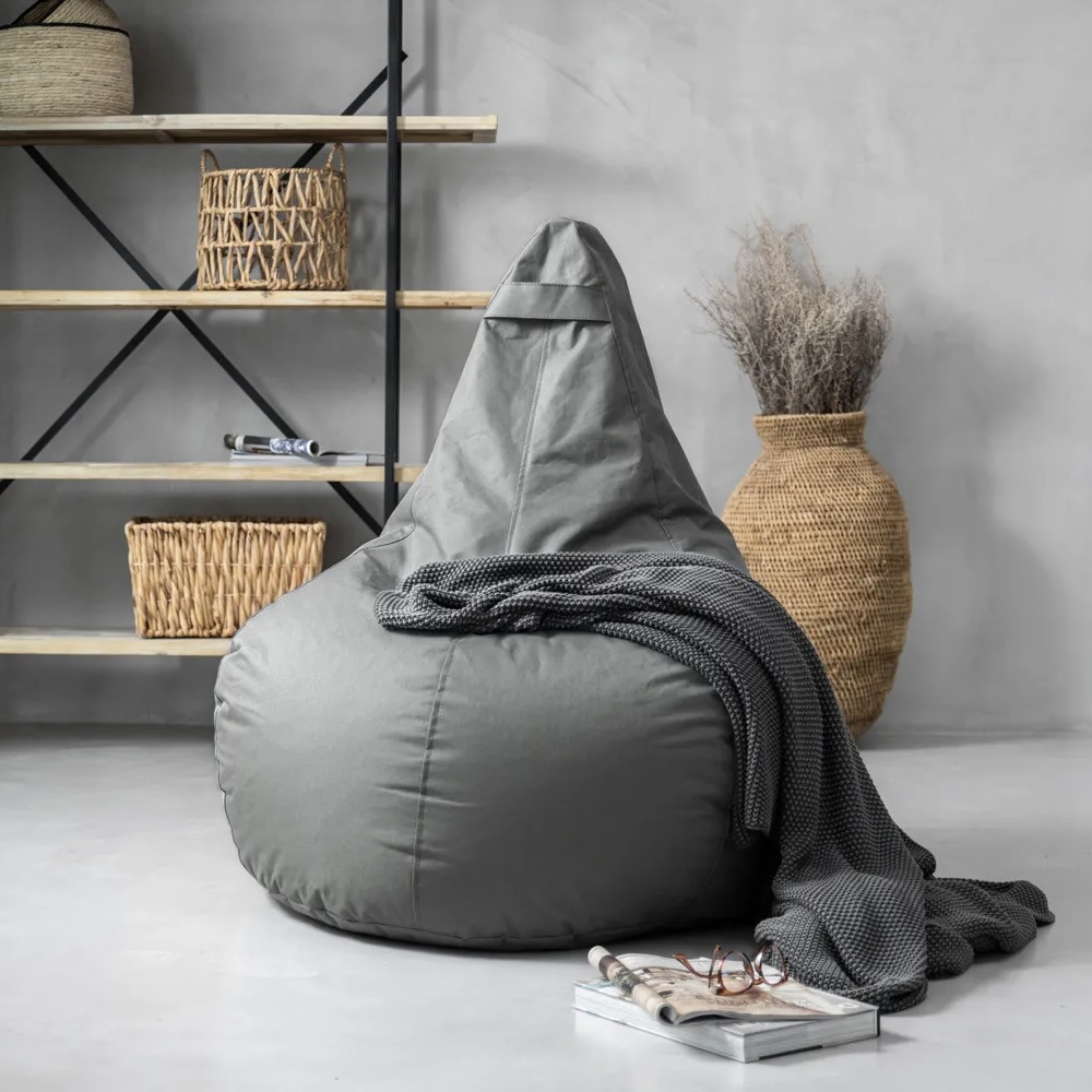 Indoor and Outdoor Pear-Shaped Bean Bag