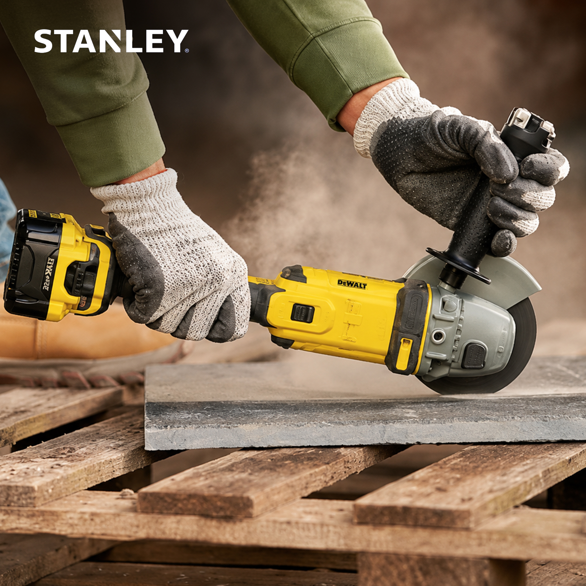 V20 18V 115mm Cordless Angle Grinder (Model: SFMCG300B-XJ)