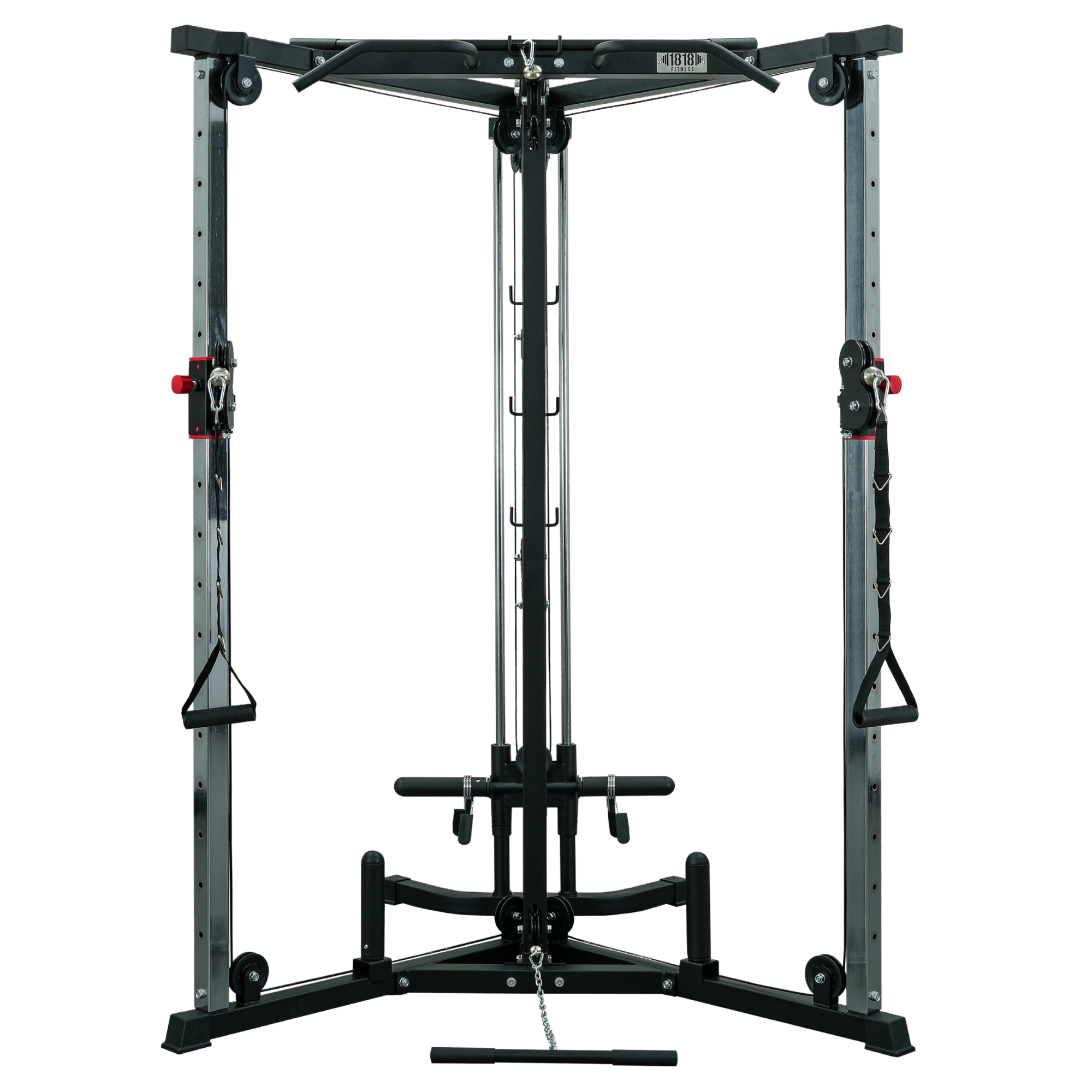 Ultimate Cross Cable Pull Up Olympic Training Station with Easy Plate Loading