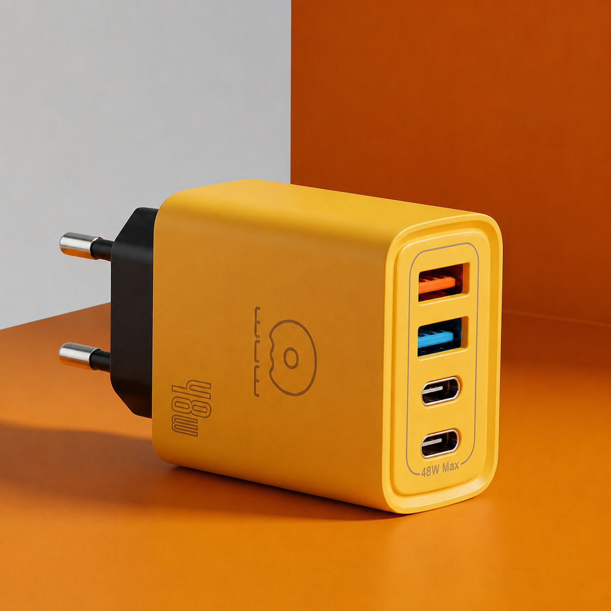 48W Multi-Port Fast Charging Block