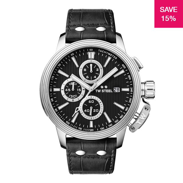 Alignment Dial R1,390 off on Men's Black Dial 48mm Watch | OneDayOnly