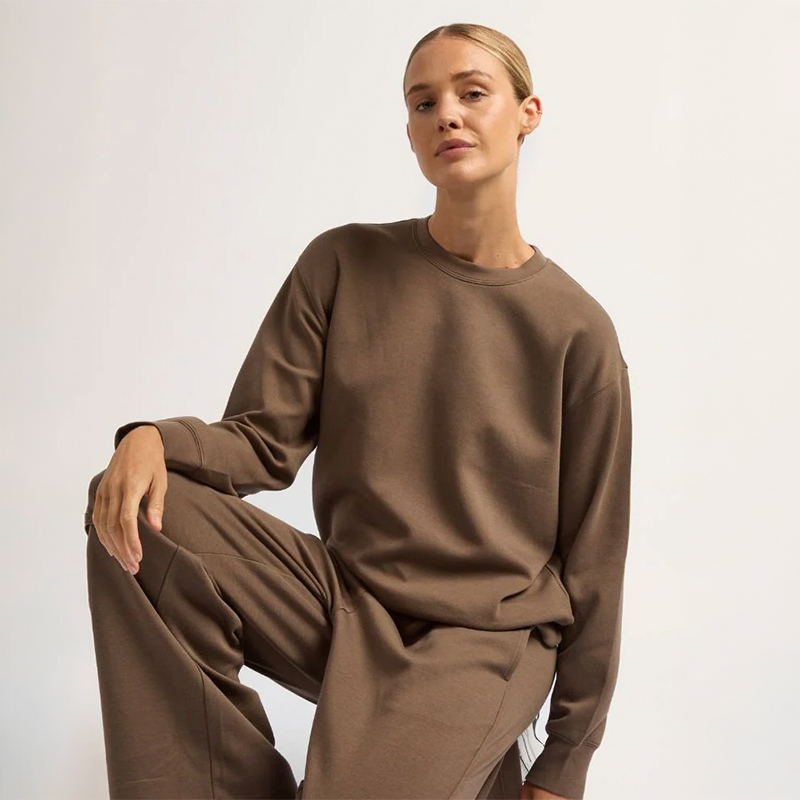 Ladies Tech Fleece Crew Neck Sweater