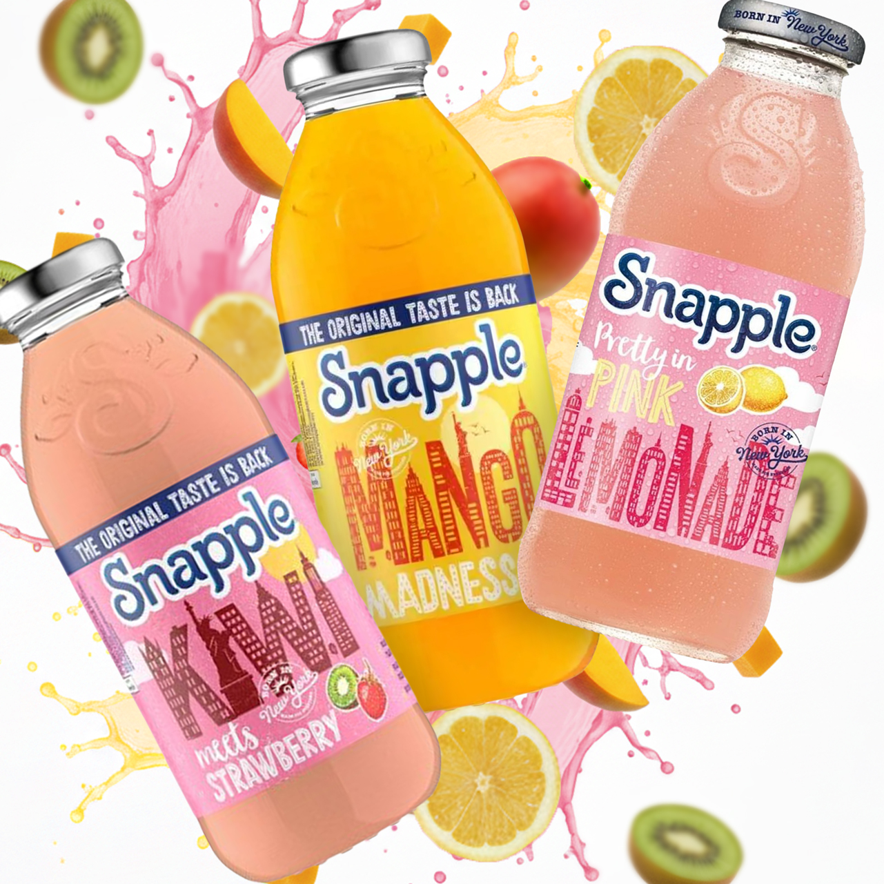 12x 473ml Glass Bottles