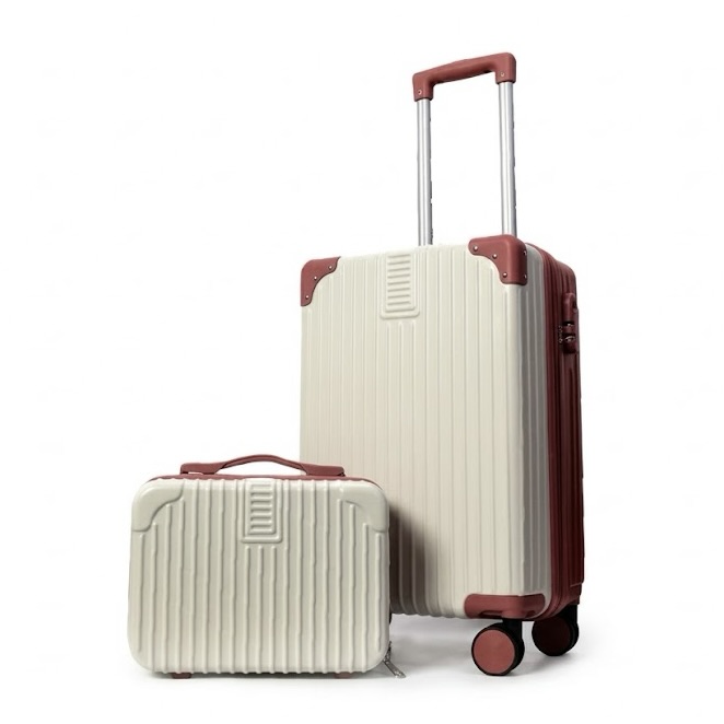 Eco Dubai Hardshell Luggage With Cosmetic Case