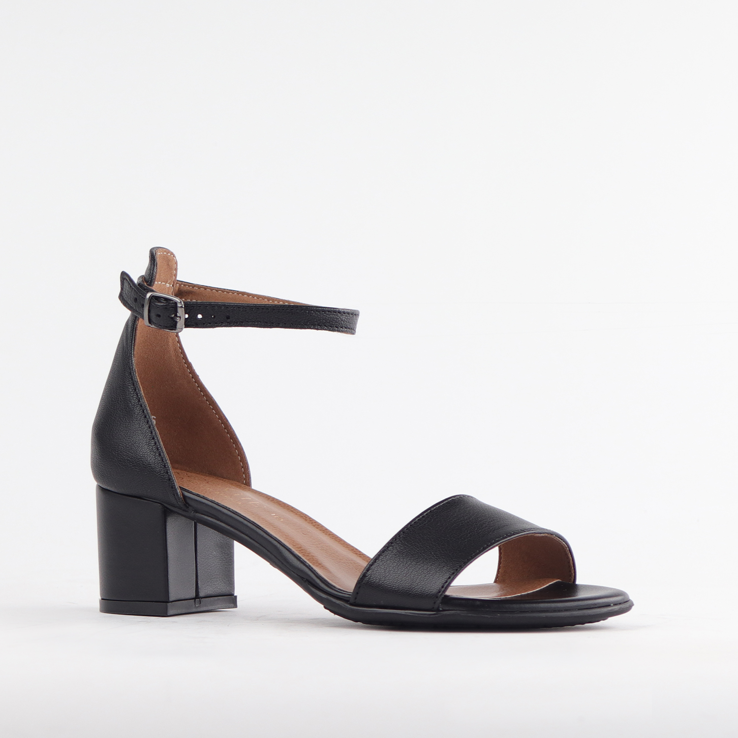 Ladies Genuine Leather Slingback Kitten Heels