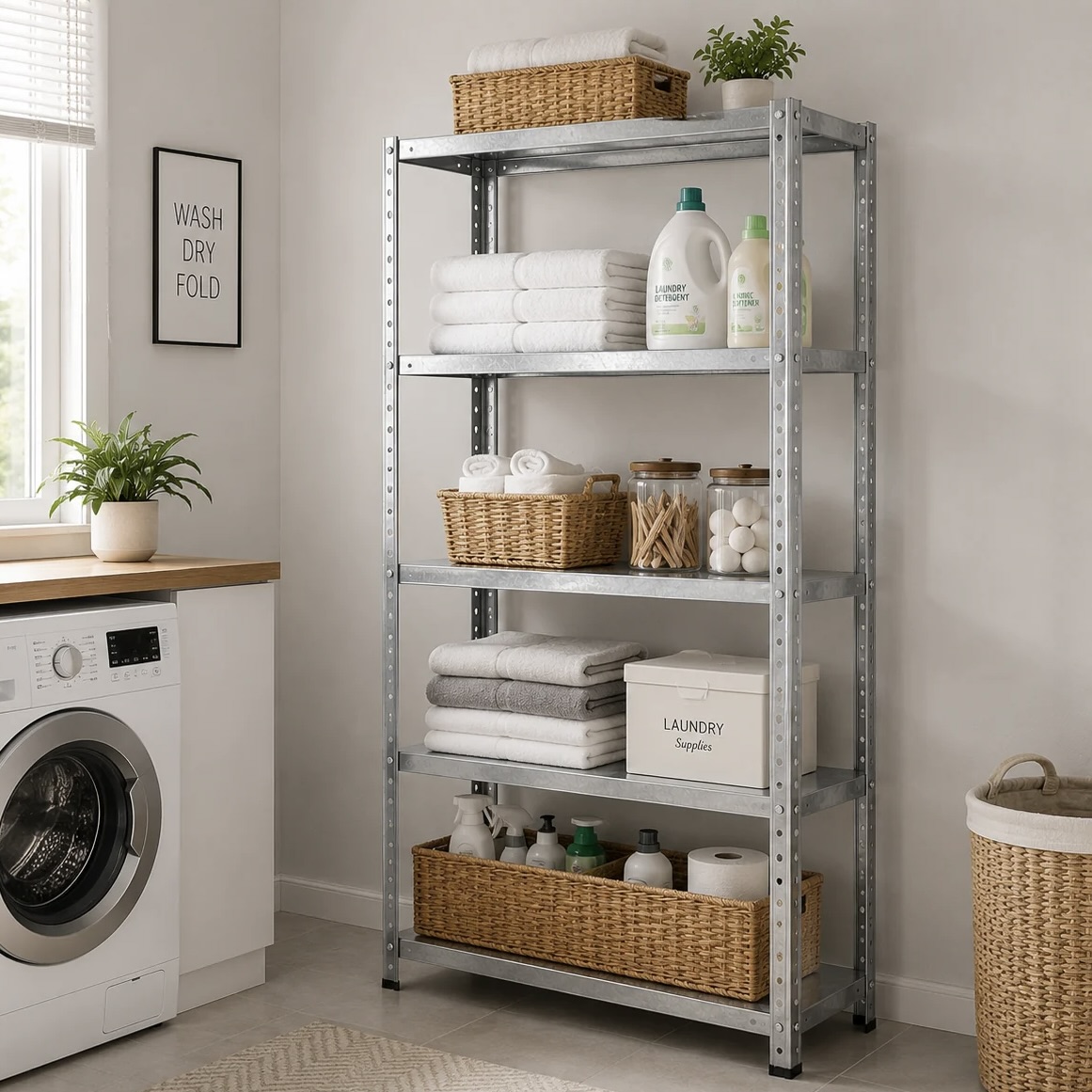 StackPro 5-Tier Galvanised Steel Shelf