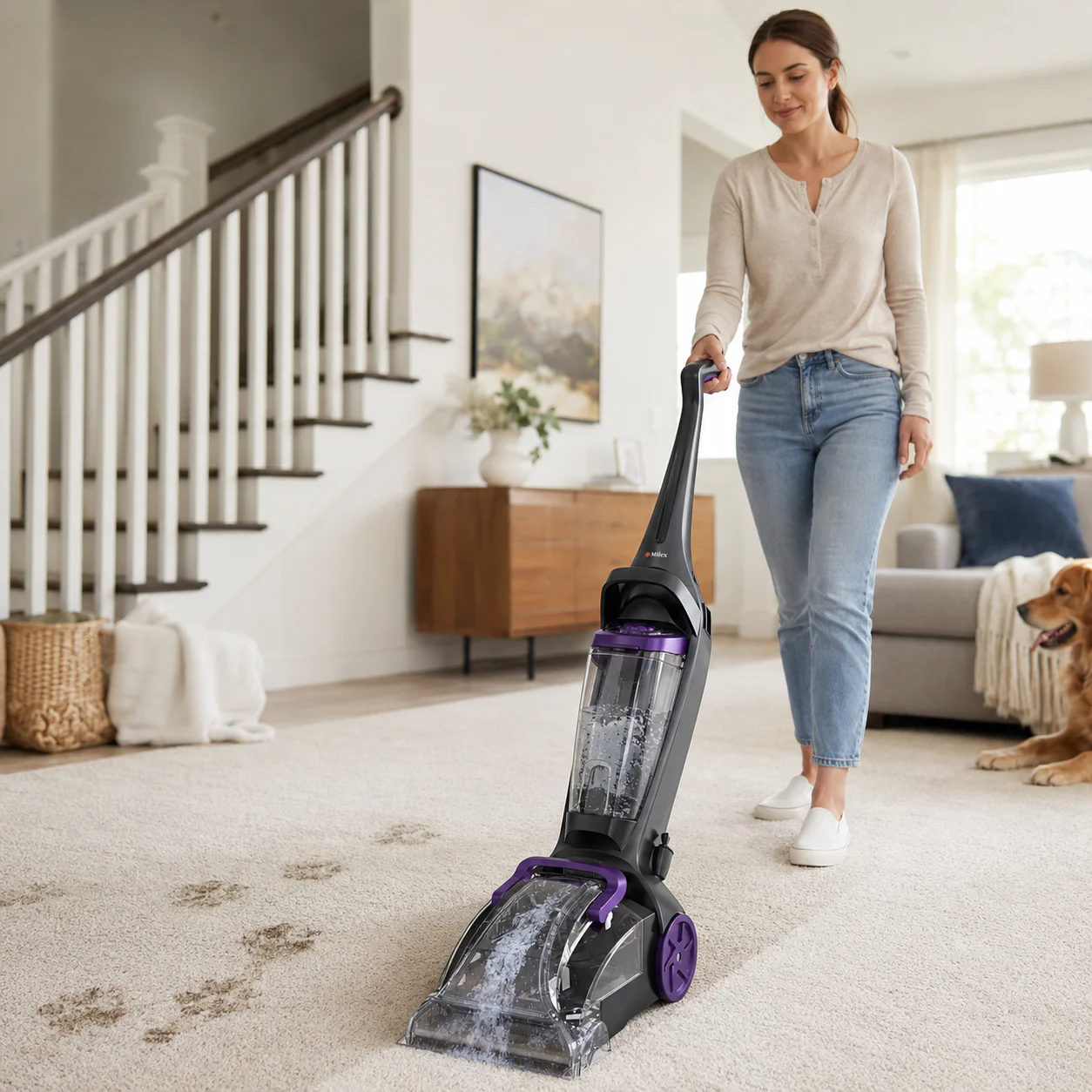 800W Shampooer and Carpet Cleaner (Model: MVC002)