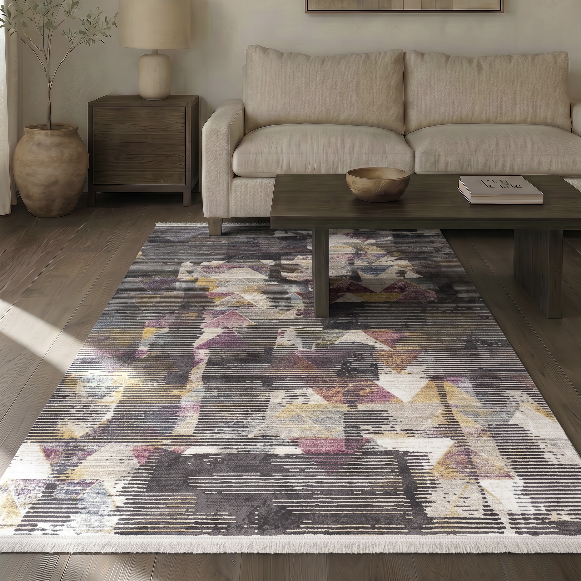 Abstract Retro Rug