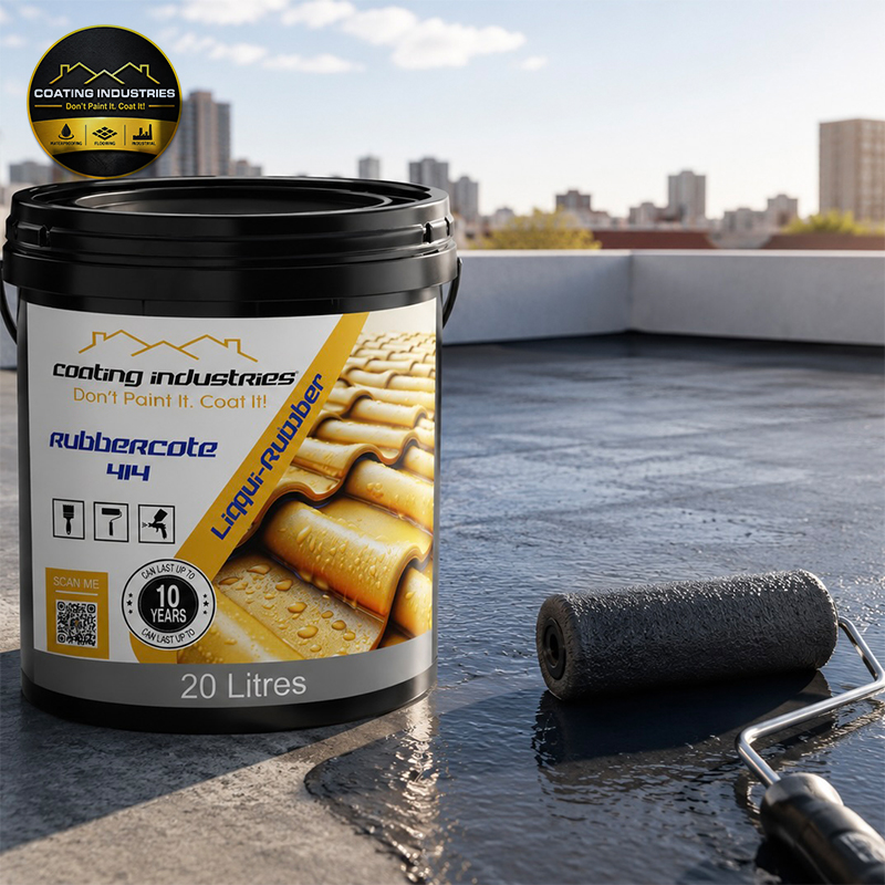20L Elastomeric RubberCote 414 Water Base Latex Rubber Paintable Waterproof Sealant