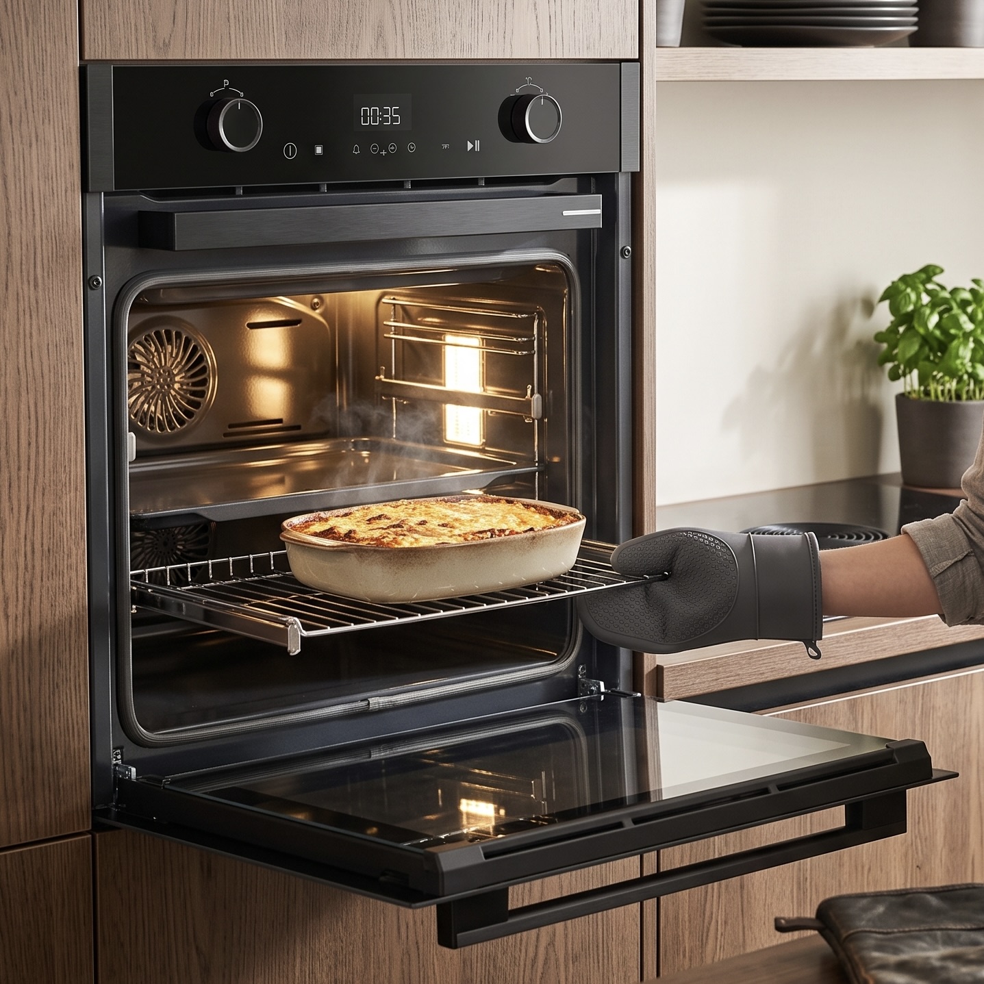 60cm 2800W Divide and Cook Pyrolytic Built-In Oven