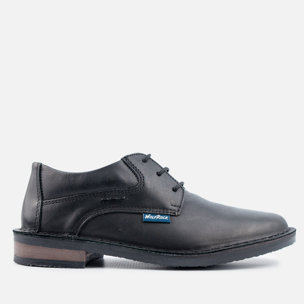 Men's Genuine Leather Black Archer Formal Shoes