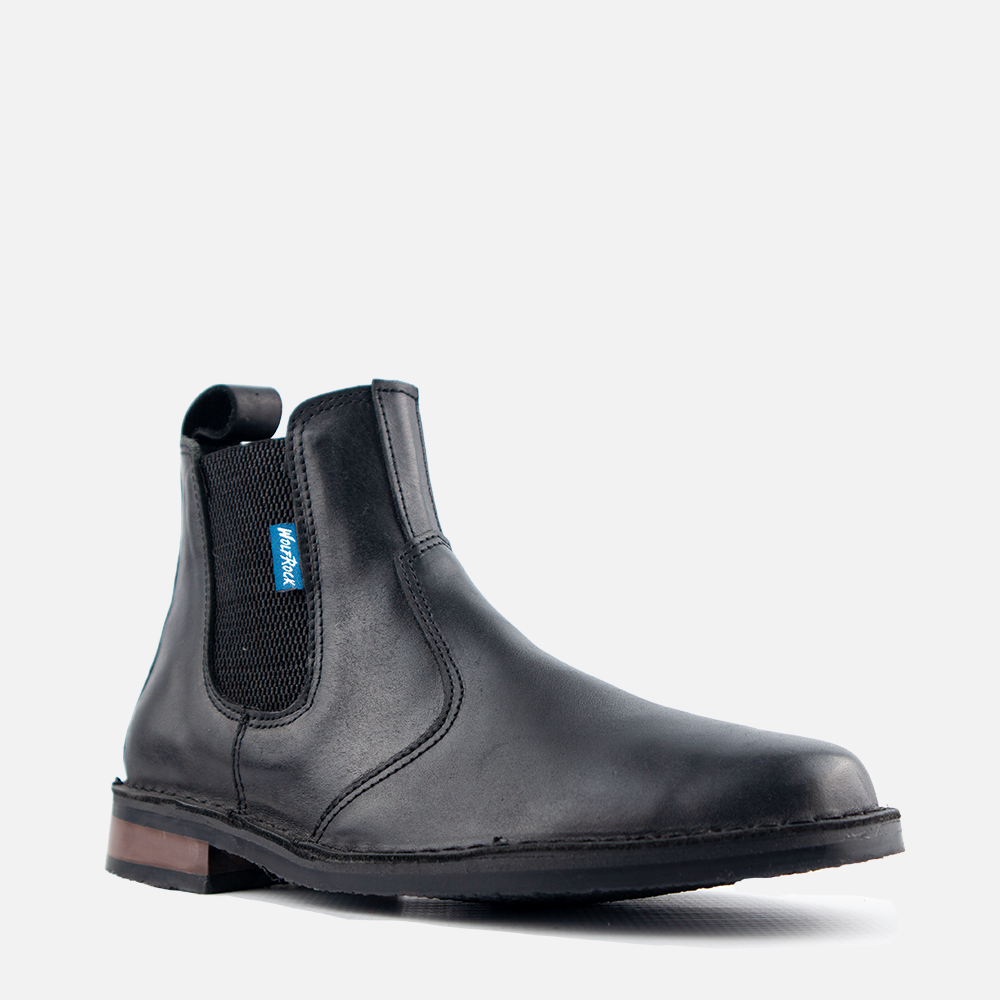 Men's Genuine Leather Black Carter Boots