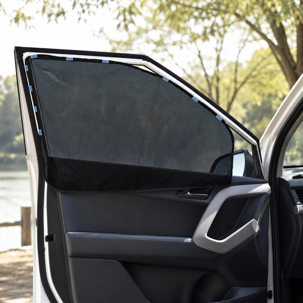 4-Piece Magnetic Car Window Sun Shade Set