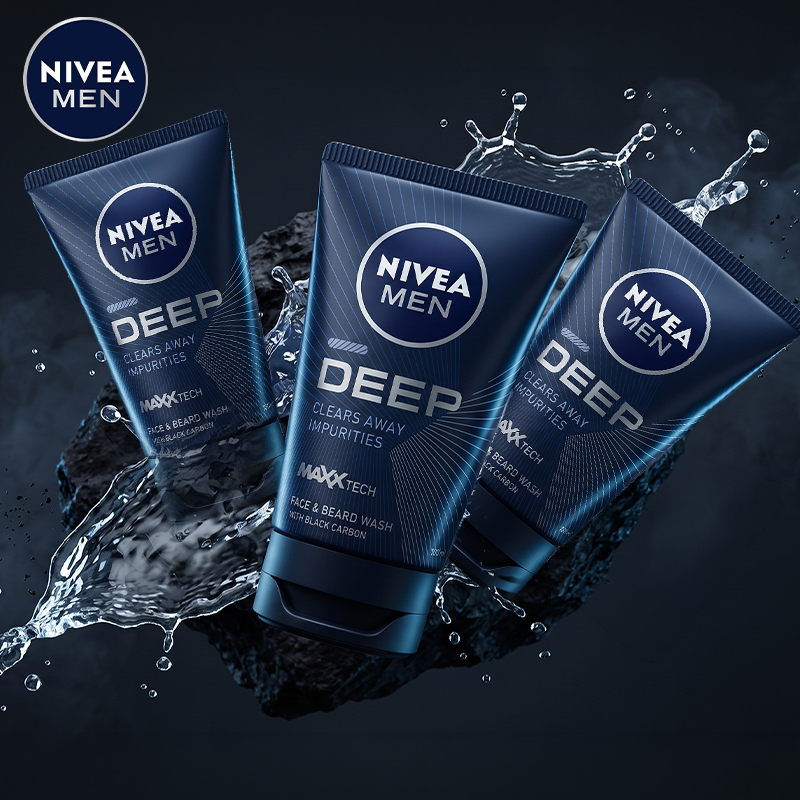 3x 100ml Deep Face Washes