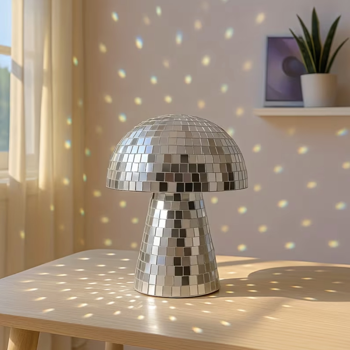 Disco Mushroom Ornament