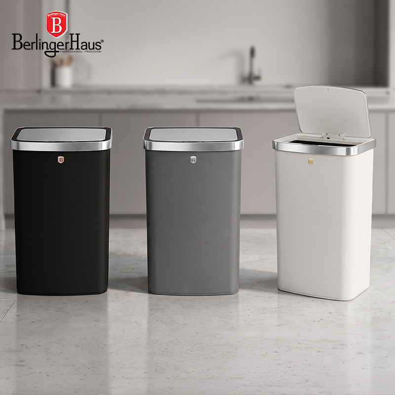 60L Stainless Steel Sensor Bin