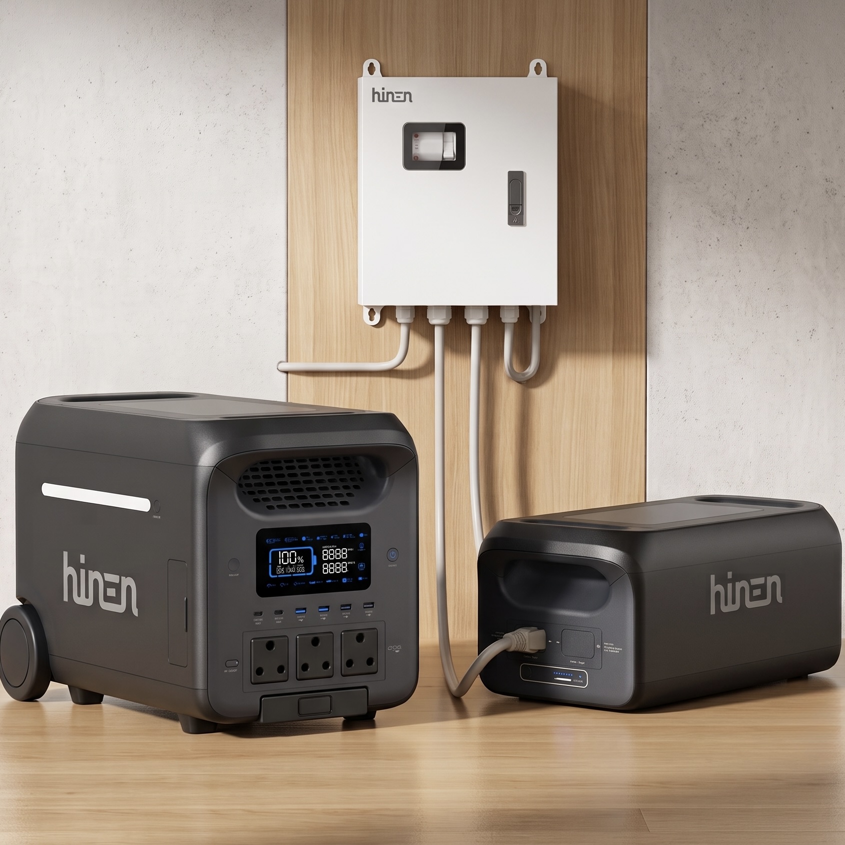 3-in-1 LiFePO4 Power Station Combo